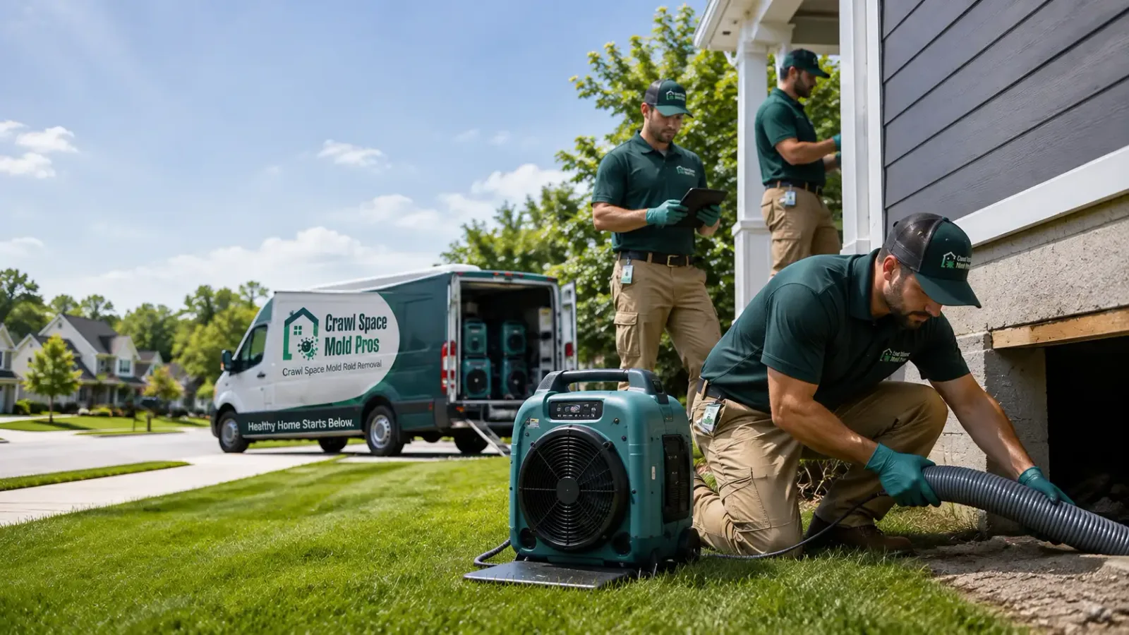 Crawl Space Mold Removal in Piedmont, SD